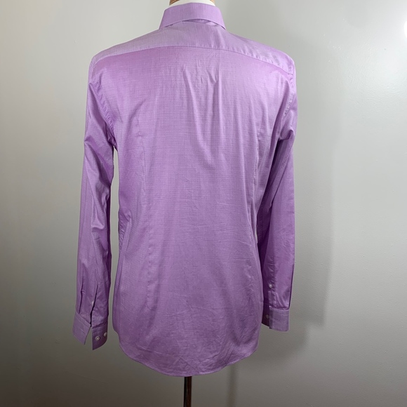 Hugo Boss Isko Dotted Dress Shirt NWOT - Picture 3 of 7